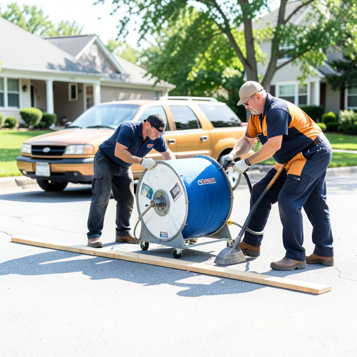 Trenchless epoxy sewer lining equipment